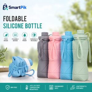 Collapsible Silicone Water Bottle