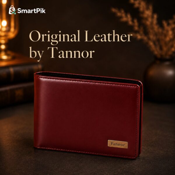 Original Leather Money Bag For Men by Tannor — hero shot