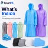 Rainy day bundle — shoe covers, raincoat, water bottle — SmartPik — view 2