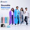 Rainy day bundle — shoe covers, raincoat, water bottle — SmartPik — view 3