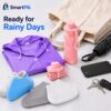 Rainy day bundle — shoe covers, raincoat, water bottle — SmartPik — view 6