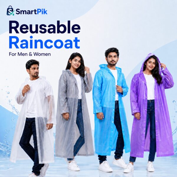 Reusable raincoat for everyday rain — SmartPik