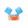 Baby swimming trainer life jacket with arm bands in the Orange Crab design